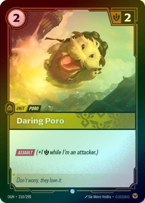Daring Poro - 210/298 - Common (Foil)