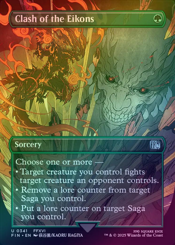 Clash of the Eikons - Borderless (Foil) (FIN)