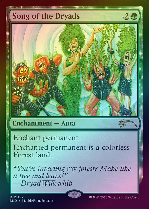 Song of the Dryads - Art Series: Phil Foglio (Rainbow Foil) (SLD)