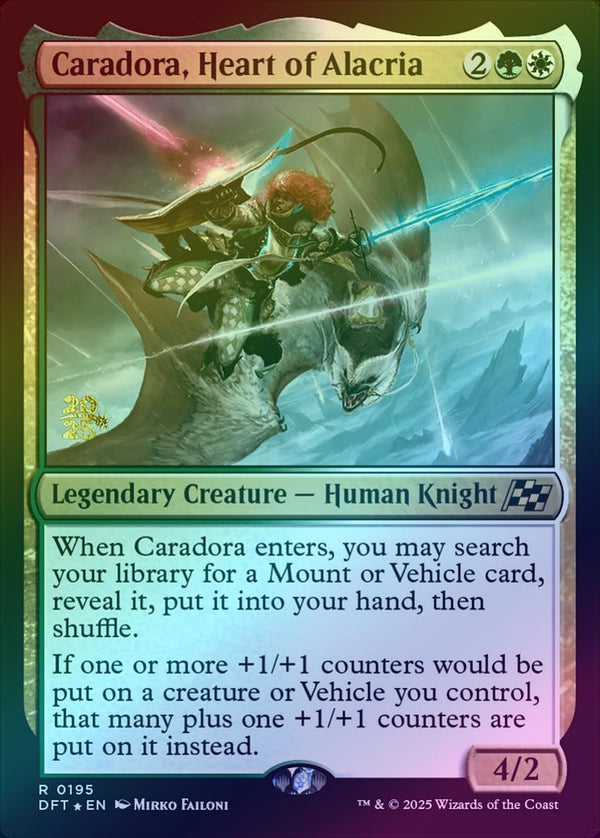 Caradora, Heart of Alacria - Prerelease Promo (Foil) (PDFT)
