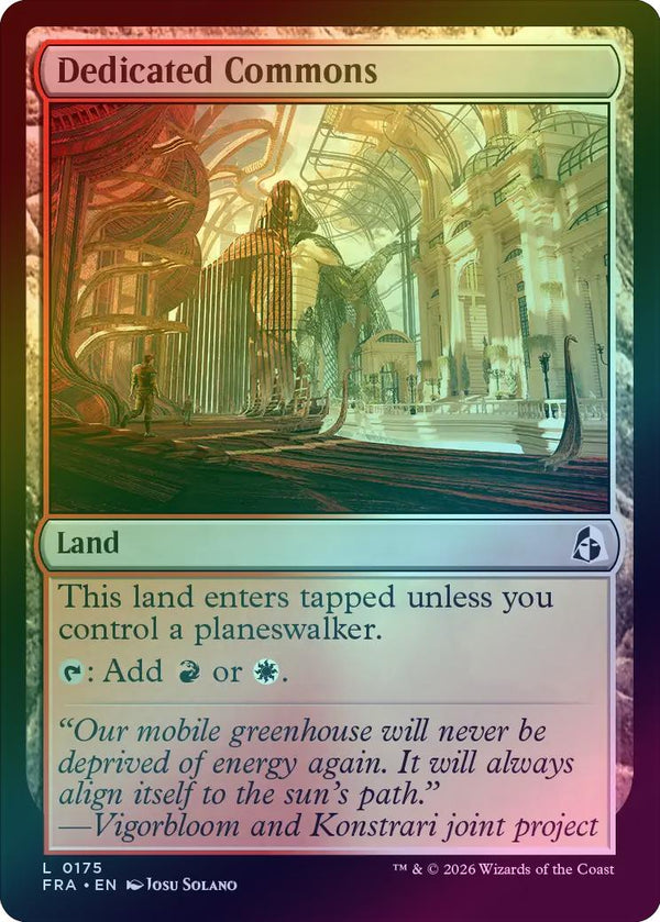Dedicated Commons (Foil) (FRA)