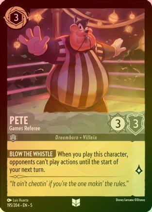 Pete (Games Referee) - 195/204 - Uncommon (Foil)