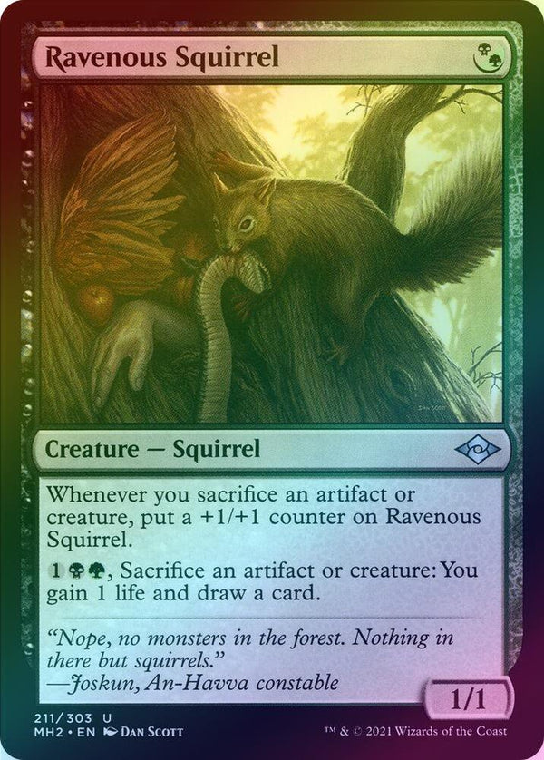 Ravenous Squirrel (Foil) (MH2)