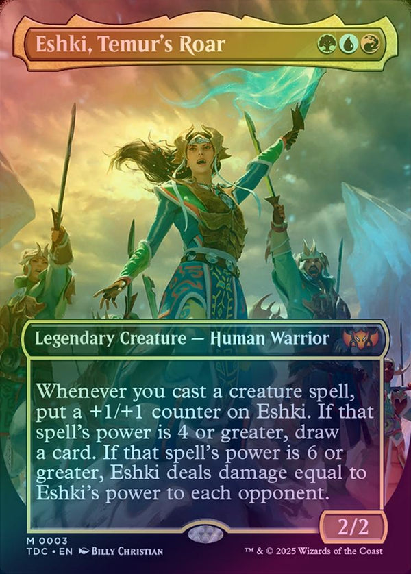 Eshki, Temur's Roar - Borderless (Foil) (TDC)