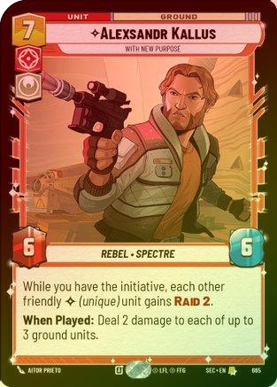 Alexsandr Kallus - With New Purpose (Foil) - 665 - Rare (Foil)