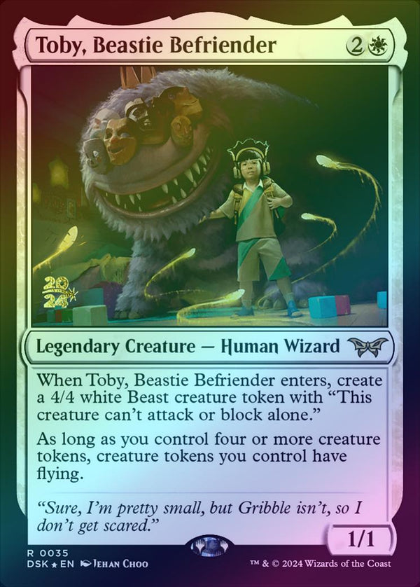 Toby, Beastie Befriender - Prerelease Promo (Foil) (PDSK)