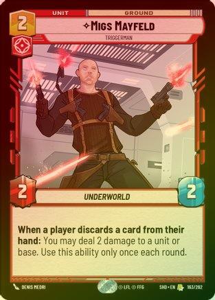 Migs Mayfeld - Triggerman - 163/262 - Rare (Foil)