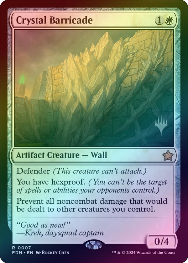 Crystal Barricade - Promo Pack (Foil) (PFDN)