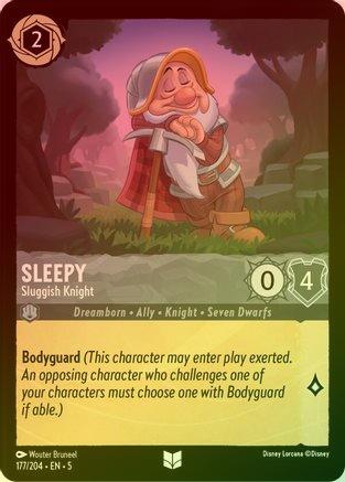 Sleepy (Sluggish Knight) - 177/204 - Uncommon (Foil)