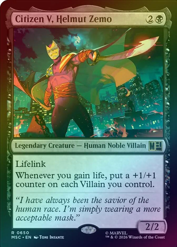 Citizen V, Helmut Zemo (Foil) (MSC)