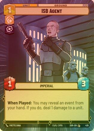 ISB Agent (Hyperspace) - 439 - Common (Foil)