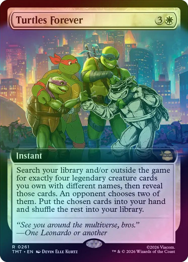 Turtles Forever - Extended Art (Foil) (TMT)