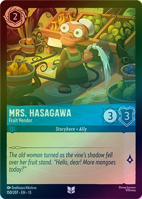 Mrs. Hasagawa (Fruit Vendor) - 150/207 - Uncommon (Foil)