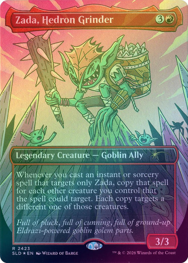Zada, Hedron Grinder (Display Commander) (Thick Stock) - Goblin Storm (Foil) (SLD)