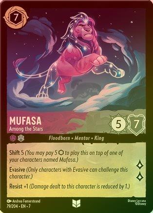 Mufasa (Among the Stars) - 79/204 - Uncommon (Foil)