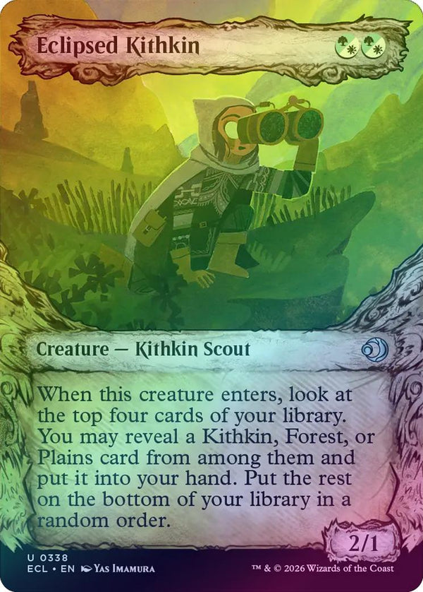 Eclipsed Kithkin - Fable Frame Showcase (Foil) (ECL)