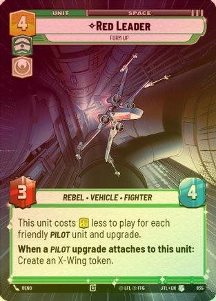 Red Leader - Form Up (Hyperspace) - 835 - Uncommon (Foil)