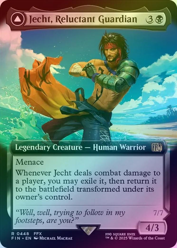 Jecht, Reluctant Guardian // Braska's Final Aeon - Extended Art (Foil) (FIN)