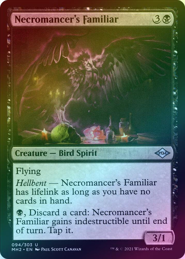 Necromancer's Familiar (Foil) (MH2)