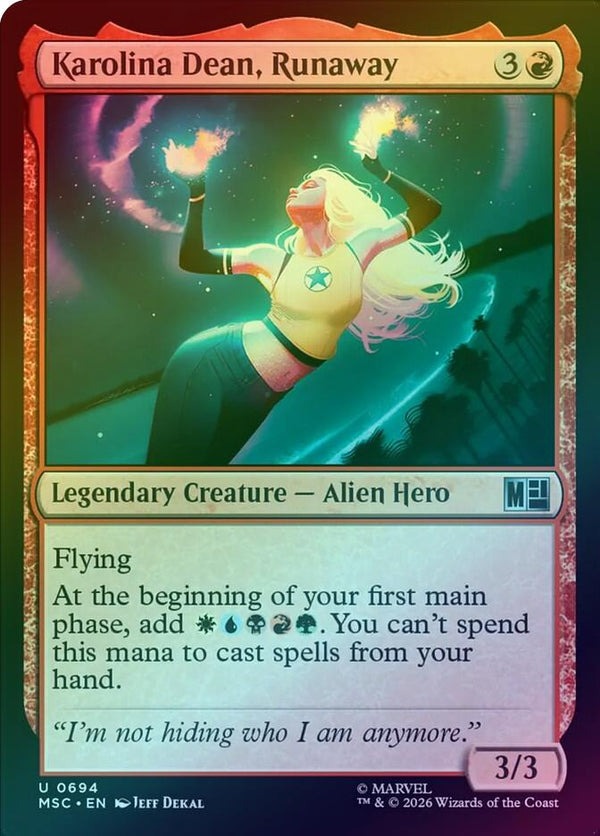 Karolina Dean, Runaway (Foil) (MSC)