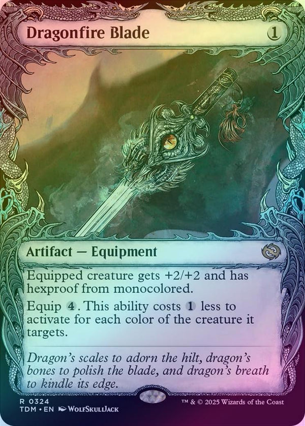 Dragonfire Blade - Draconic Showcase (Foil) (TDM)