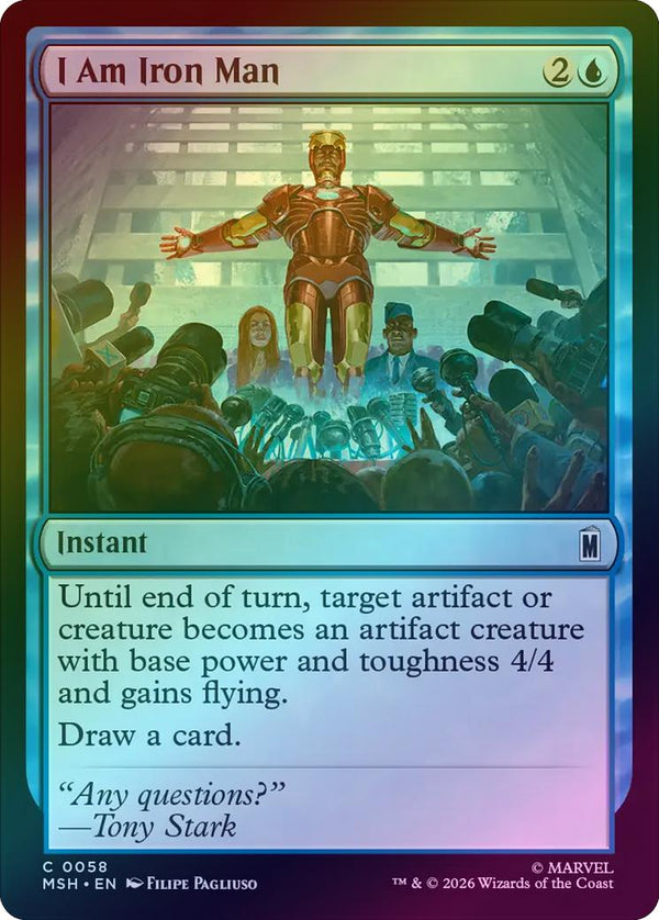 I Am Iron Man (Foil) (MSH) (Pre-Order)