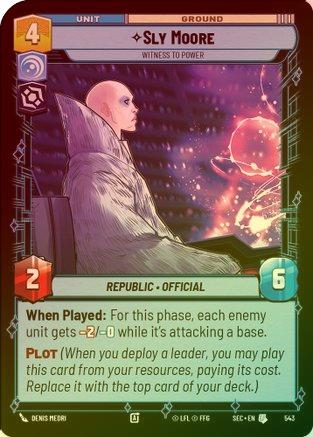 Sly Moore - Witness to Power (Foil) - 543 - Uncommon (Foil)