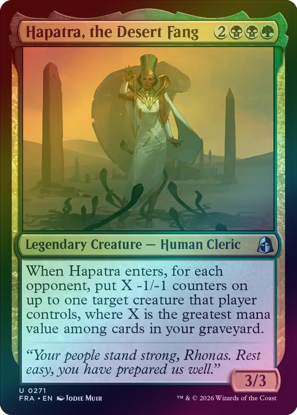 Hapatra, the Desert Fang (Foil) (FRA)