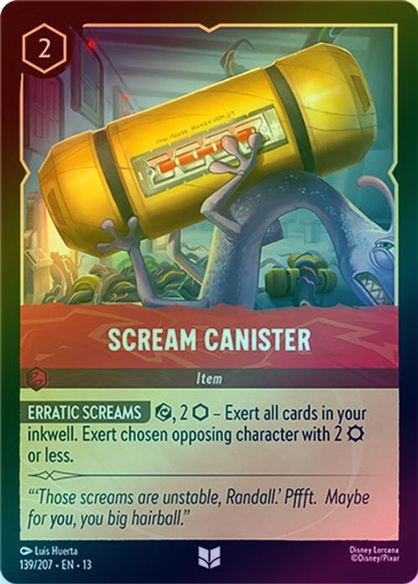 Scream Canister - 139/207 - Uncommon (Foil)