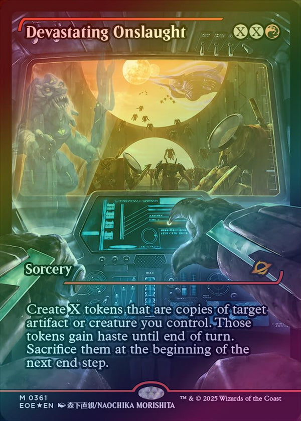 Devastating Onslaught - Japan Showcase - English Language (Foil) (EOE)