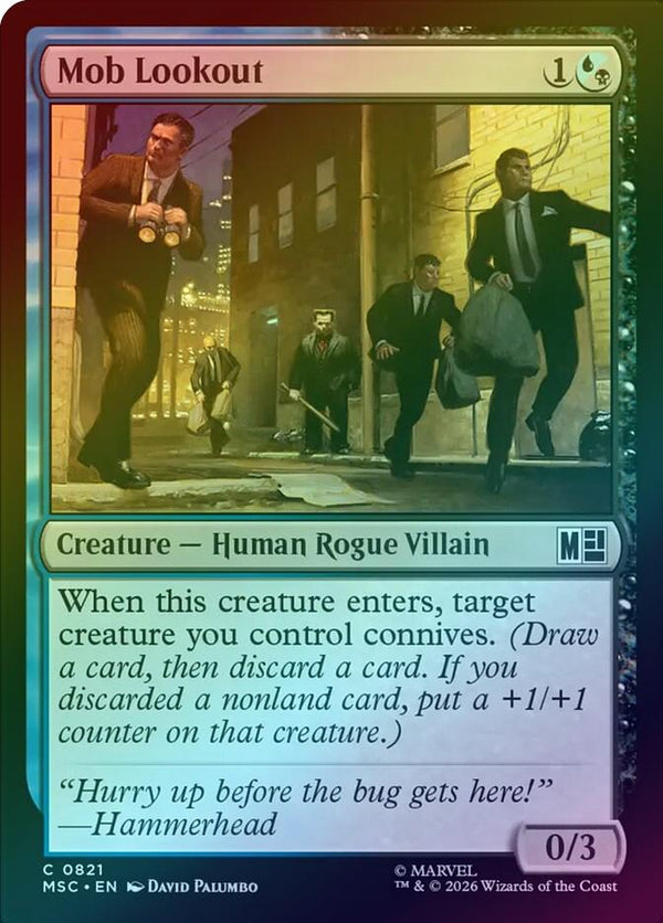 Mob Lookout (Foil) (MSC)
