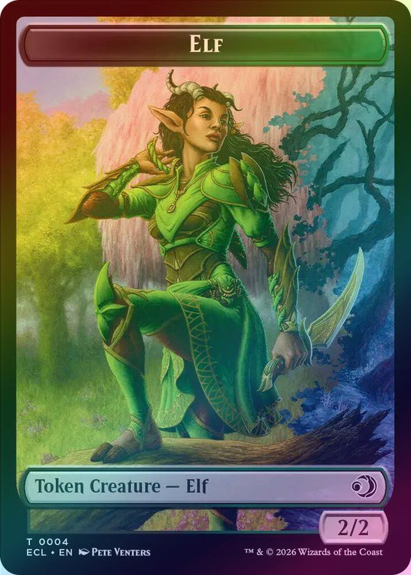 Elf // Kithkin (007) Token (Foil) (TECL)