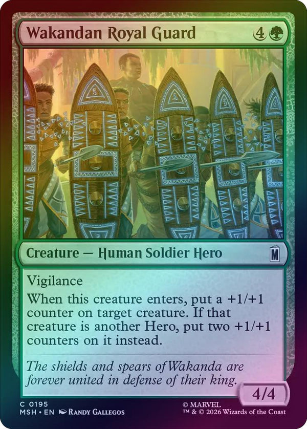 Wakandan Royal Guard (Foil) (MSH) (Pre-Order)