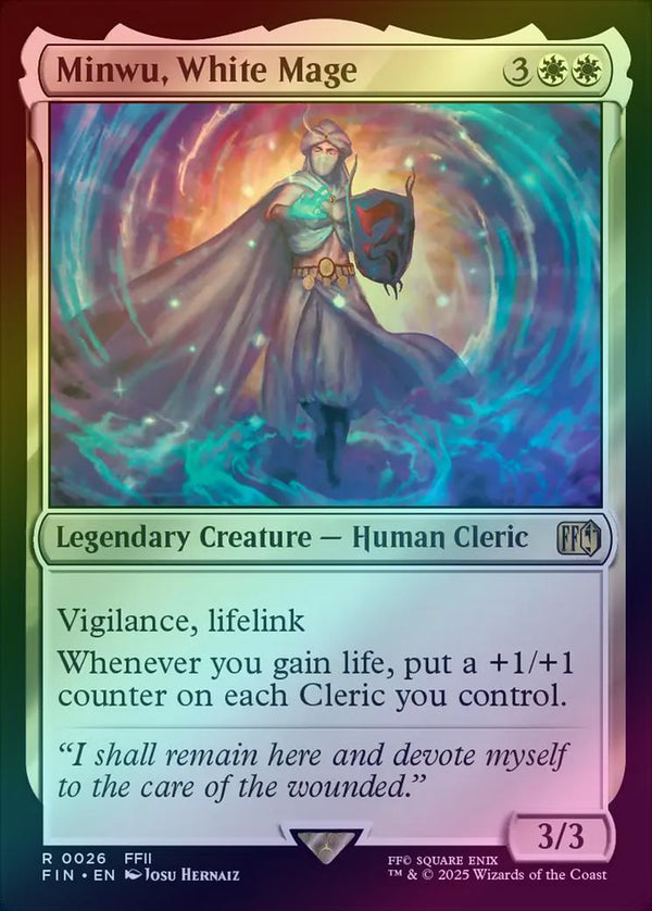 Minwu, White Mage (Foil) (FIN)