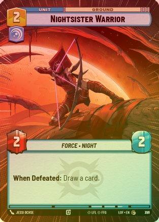 Nightsister Warrior (Hyperspace) - 799 - Common (Foil)