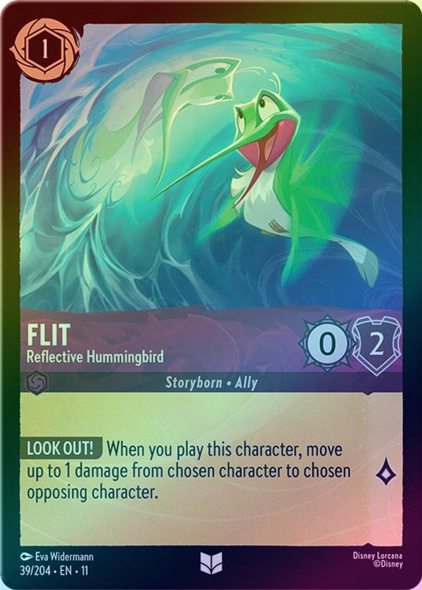 Flit (Reflective Hummingbird) - 39/204 - Uncommon (Foil)