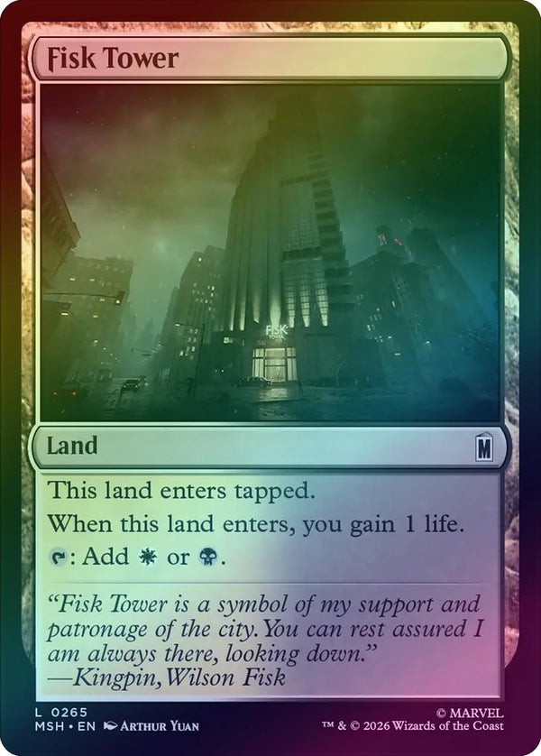 Fisk Tower (Foil) (MSH) (Pre-Order)