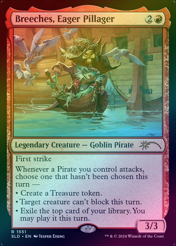 Breeches, Eager Pillager - Artist Series: Jesper Ejsing (Rainbow Foil) (SLD)