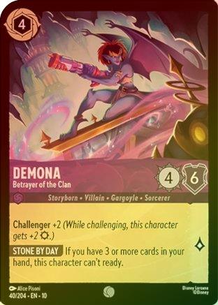 Demona (Betrayer of the Clan) - 40/204 - Common (Foil)