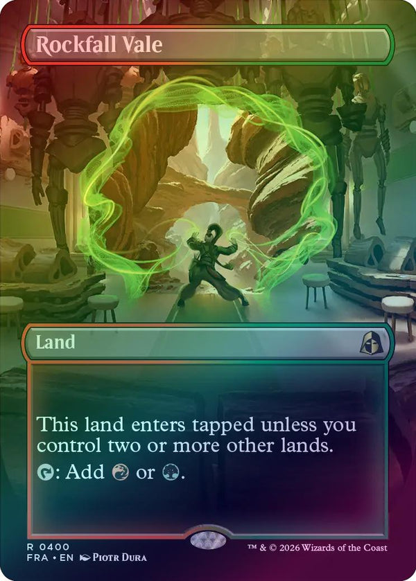 Rockfall Vale - Borderless Portal (Foil) (FRA)