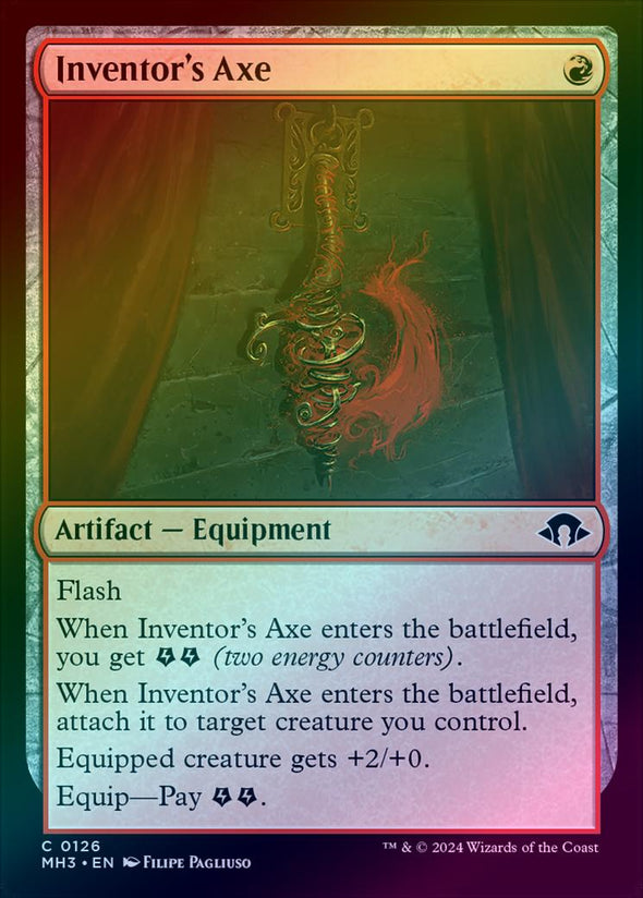 Inventor's Axe (Foil) (MH3)