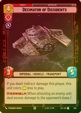 Decimator of Dissidents - 636 - Uncommon (Foil)