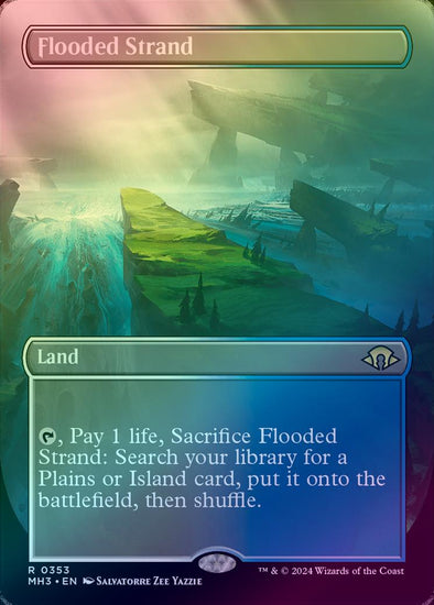 Flooded Strand - Borderless (Foil) (MH3)