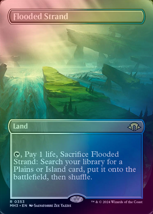 Flooded Strand - Borderless (Foil) (MH3)