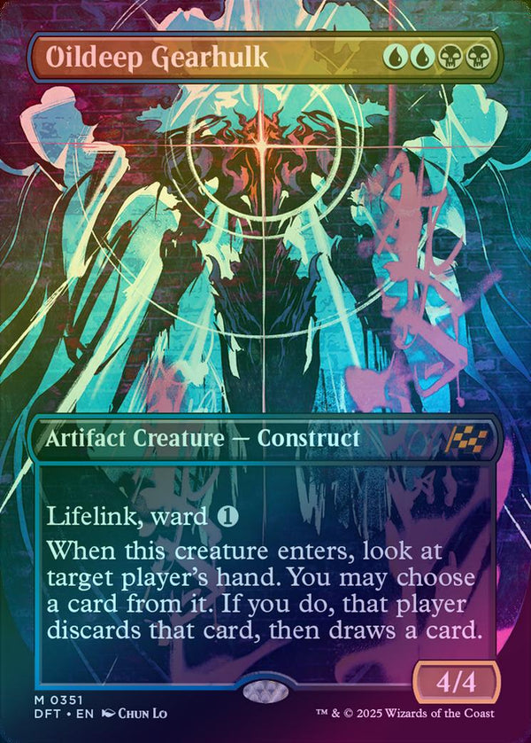 Oildeep Gearhulk - Borderless Graffiti Giant (Foil) (DFT)