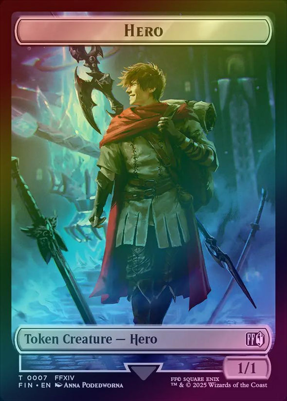 Hero (007) // Bird Token (Foil) (TFIN)