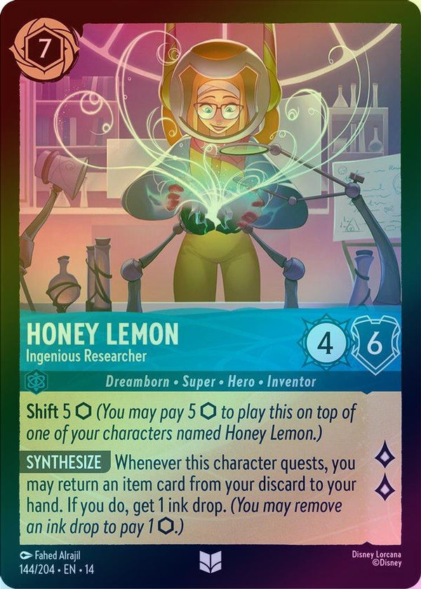 Honey Lemon (Ingenious Researcher) - 144/204 - Uncommon (Foil)