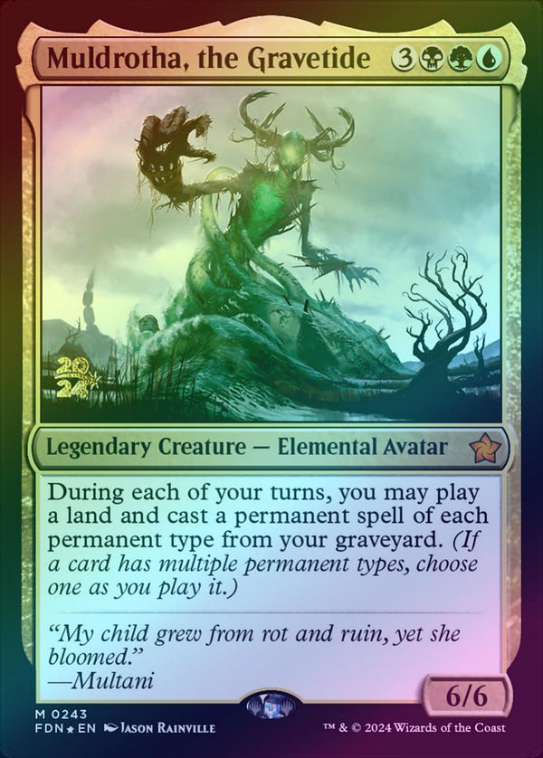 Muldrotha, the Gravetide - Prerelease Promo (Foil) (PFDN)