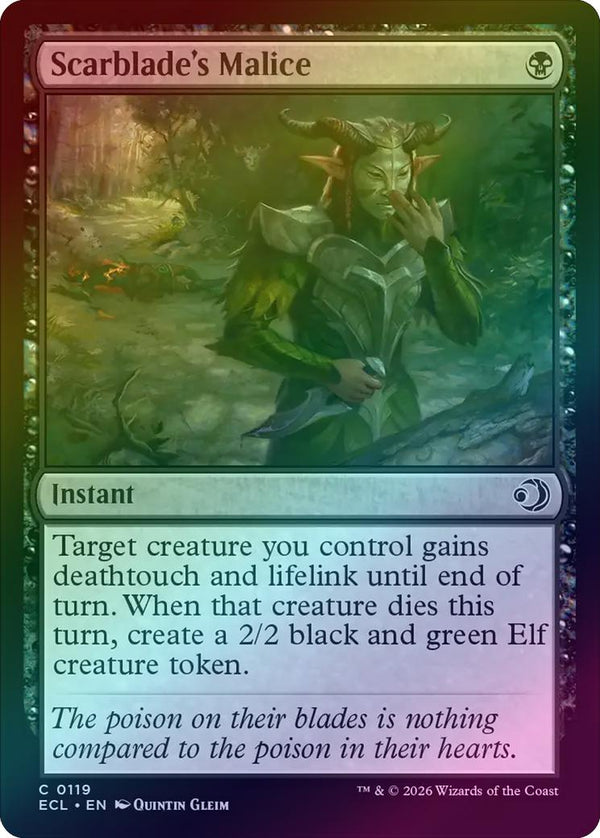 Scarblade's Malice (Foil) (ECL)