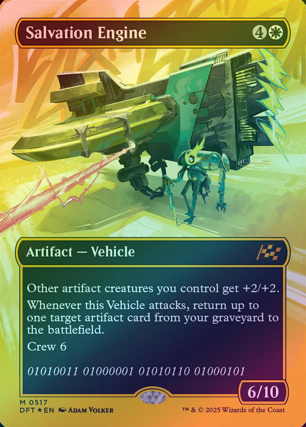 Salvation Engine - Borderless Revved Up (First-Place Foil) (DFT)